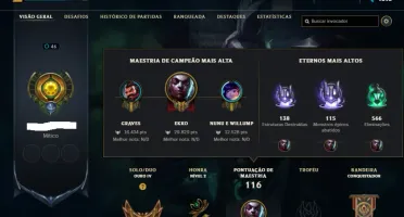 Conta smurf Gold 3 mmr otimo e subindo