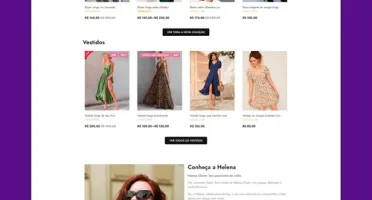 Loja Virtual Helena Closet - wordpress + Elementor