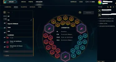 Vendo conta no League of Legends Prata3 com todos os champs