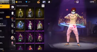 Vende-se conta free fire level 57