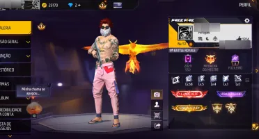 Vende-se conta free fire level 57