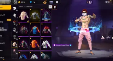Vende-se conta free fire level 57