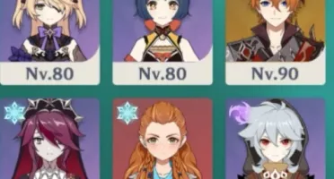 Genshin Impact Conta AR 58 11 Personagens 5 ⭐