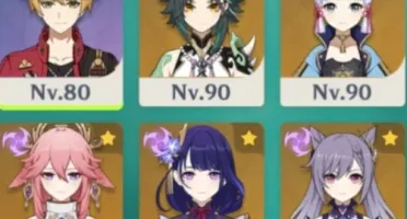Genshin Impact Conta AR 58 11 Personagens 5 ⭐