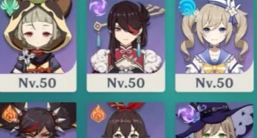 Genshin Impact Conta AR 58 11 Personagens 5 ⭐