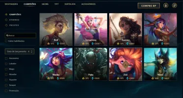 CONTA LOL - Platina III - 117 skins