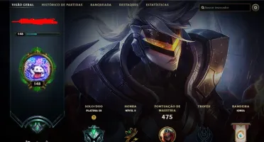 CONTA LOL - Platina III - 117 skins