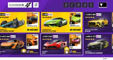 Conta Asphalt9 Unite 139 Carros
