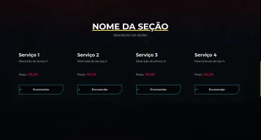 Site De Loja Com Temática Cyberpunk (Landing Page)