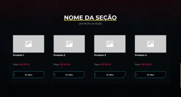 Site De Loja Com Temática Cyberpunk (Landing Page)