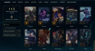 Bronze 2 com 45 Champs e 4 Skins