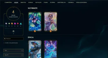 Bronze 2 com 45 Champs e 4 Skins