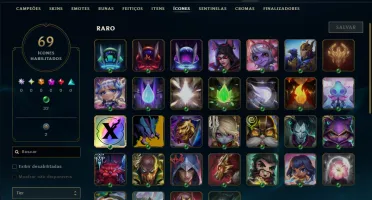 Bronze 2 com 45 Champs e 4 Skins