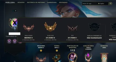 Bronze 2 com 45 Champs e 4 Skins