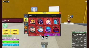 Conta de blox fruits level Máximo