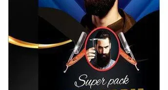 Mega Pack Arte Barbearia - Canva