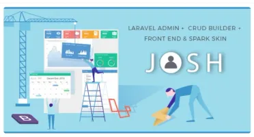 Josh – Laravel Admin Template + Front End + CRUD