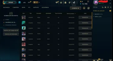 Conta Esmeralda Iv - Lvl 36 58% Wr
