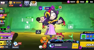 Conta de brawl stars com 76 brawlers, 23K de troféu e skins