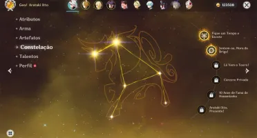 CONTA GENSHIN ITTO C2 + GOROU C4 + ATLAS CELESTIAL