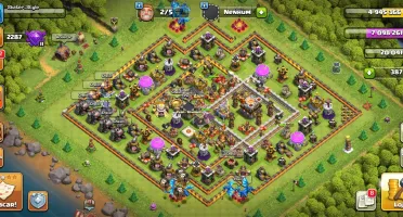 CONTA CLASH OF CLANS LVL 142 CV 11 PRATICAMENTE FULL