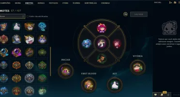 Conta LOL - Plat IV - 68 Skins
