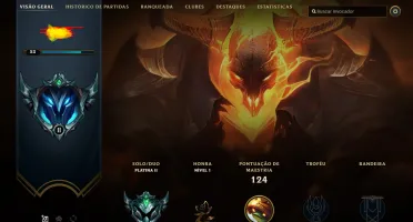 CONTA LOL PLATINA 2 COM KAISA KDA
