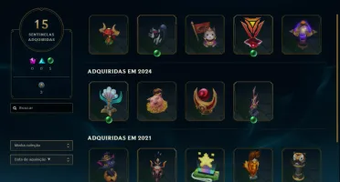 Conta de LOL Diamante III - Ex grão mestre