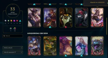 Conta de LOL Diamante III - Ex grão mestre