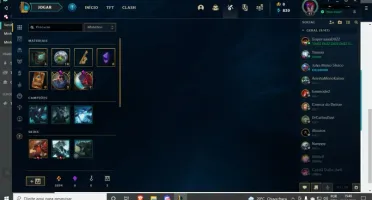 Conta ouro 1 60% winrate com skin ultimate