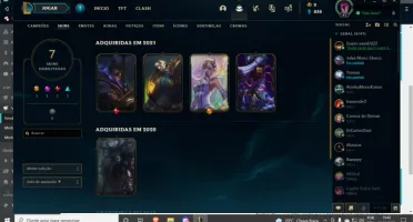 Conta ouro 1 60% winrate com skin ultimate