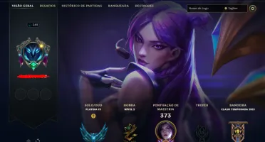 Conta LOL Platina + TODOS os camps + 117 skins + 70k de Esss