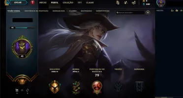 CONTA LOL - OURO4 - RANKED CAI PLAT4/OURO1 - PROMOÇÃO