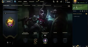 Vendo Conta League Of Legends Unranked Nivel 30