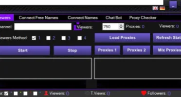 4 Bots De Viewers + Ad Twitch Para Twitch/Youtube.