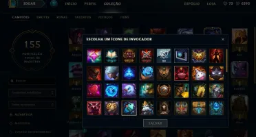 Conta de lol com 65 champions e 18 skins!