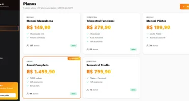 Sistema de Gestão para Academias e Personal Trainers