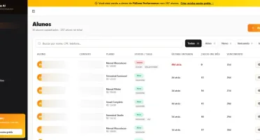 Sistema de Gestão para Academias e Personal Trainers