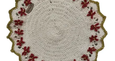 Sousplat Flor de Natal - 20cm