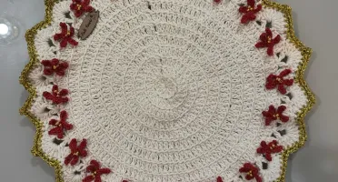 Sousplat Flor de Natal - 20cm