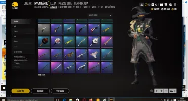 Conta PUBG LITE - ITENS RAROS