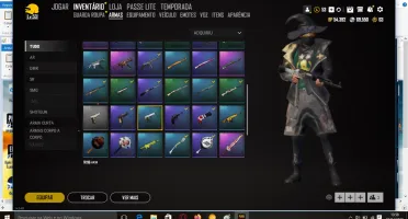 Conta PUBG LITE - ITENS RAROS