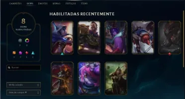 CONTA DE LEAGUE OF LEGENDS PLATINA 4 COM BORDA PLATINA