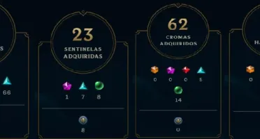 Conta antiga com muitas skins (e vitoriosas)