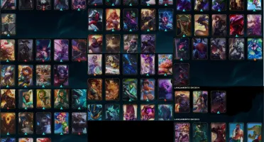 Conta antiga com muitas skins (e vitoriosas)