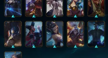 Conta lol plat com 56 champs + 27 skins (main yasuo skins)