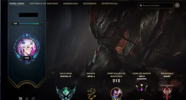 Conta lol plat com 56 champs + 27 skins (main yasuo skins)