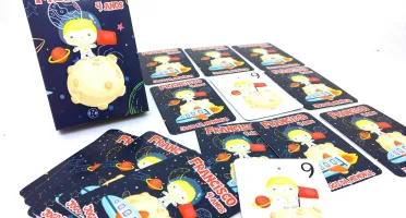 Jogo da Memória Astronauta 9 Pares com Caixa
