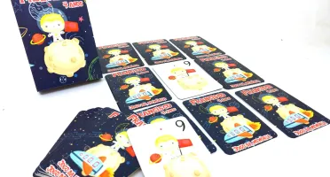 Jogo da Memória Astronauta 9 Pares com Caixa