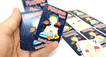 Jogo da Memória Astronauta 9 Pares com Caixa